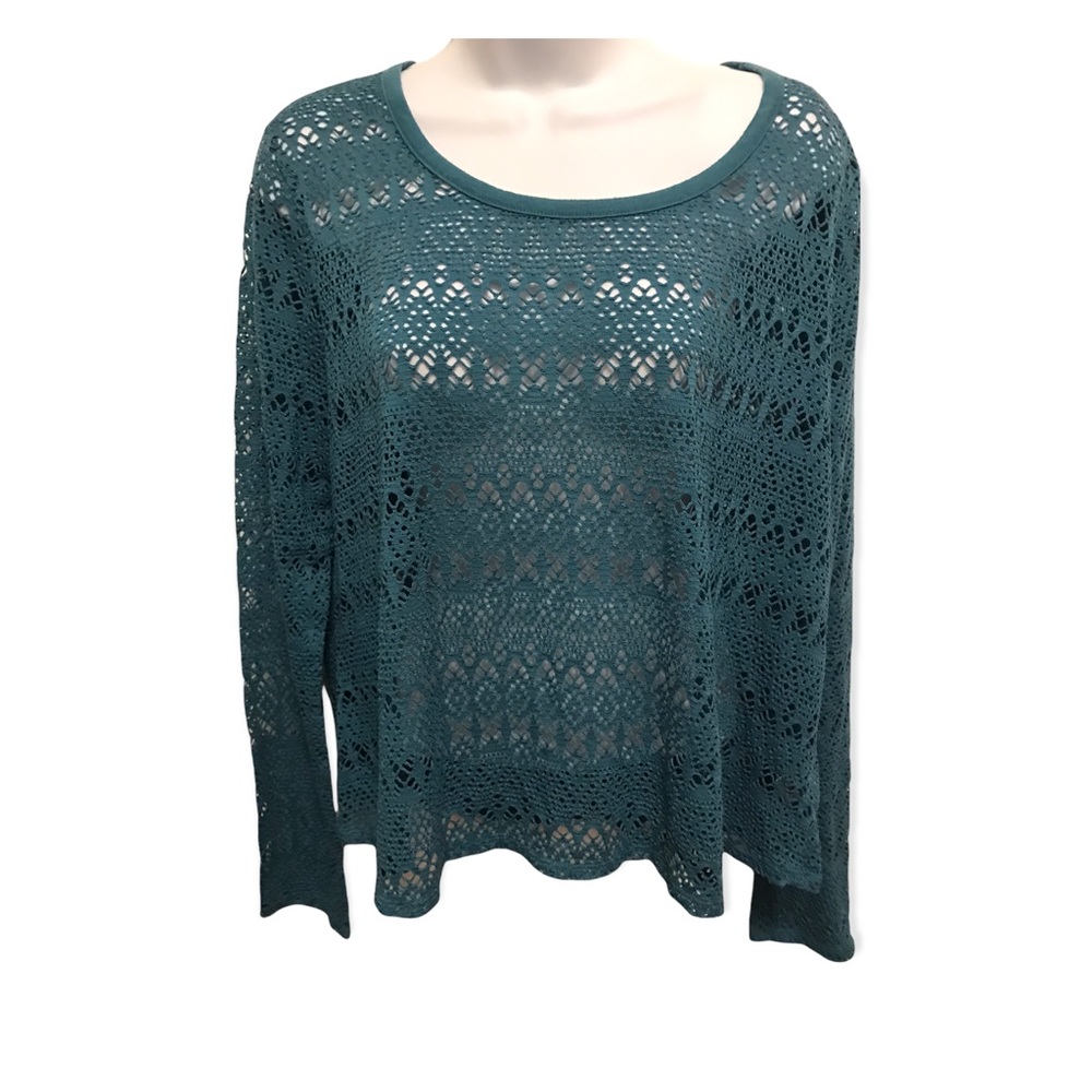 Woman’s Teal Aeropostale Top/ Blouse Size XL